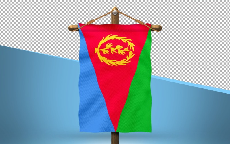 Eritrea Hang Flag Design Bakgrund