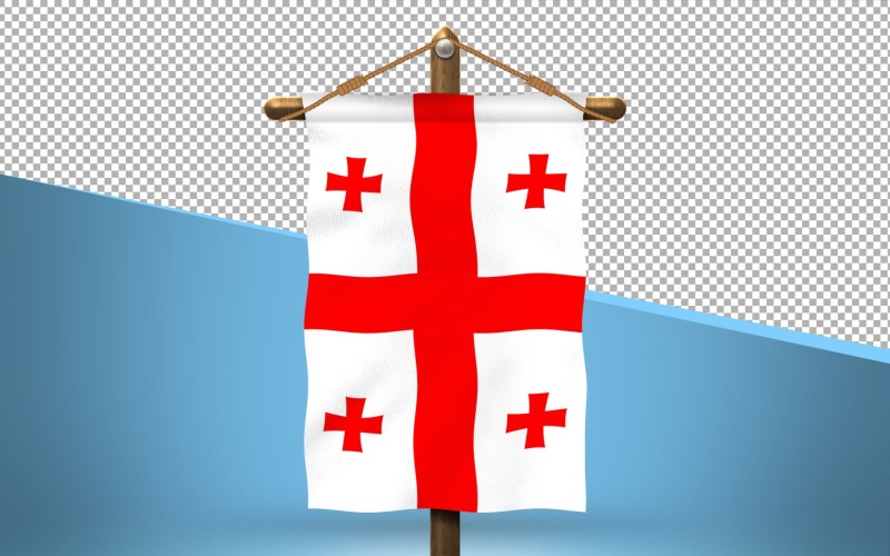 Georgia Hang Flag Design Bakgrund