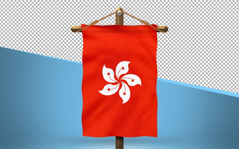 Hong Kong Hang Flag Design Bakgrund