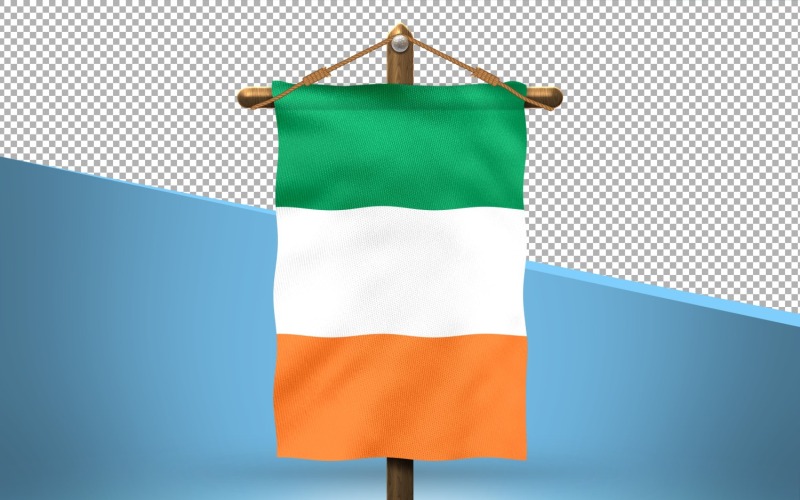 Irlande Hang Flag Design Background