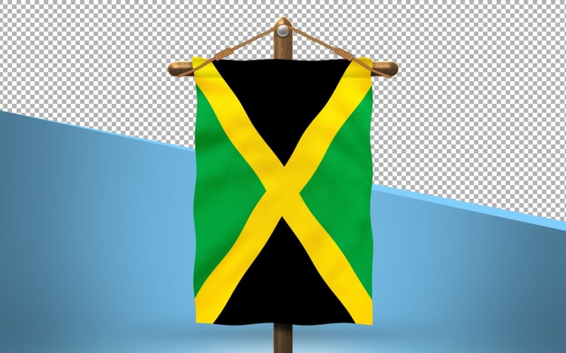 Jamaïque Hang Flag Design Background