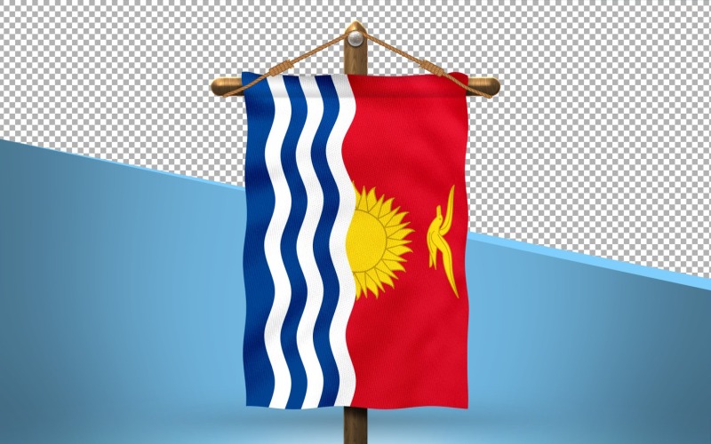 Kiribati Hang Flag Design Bakgrund