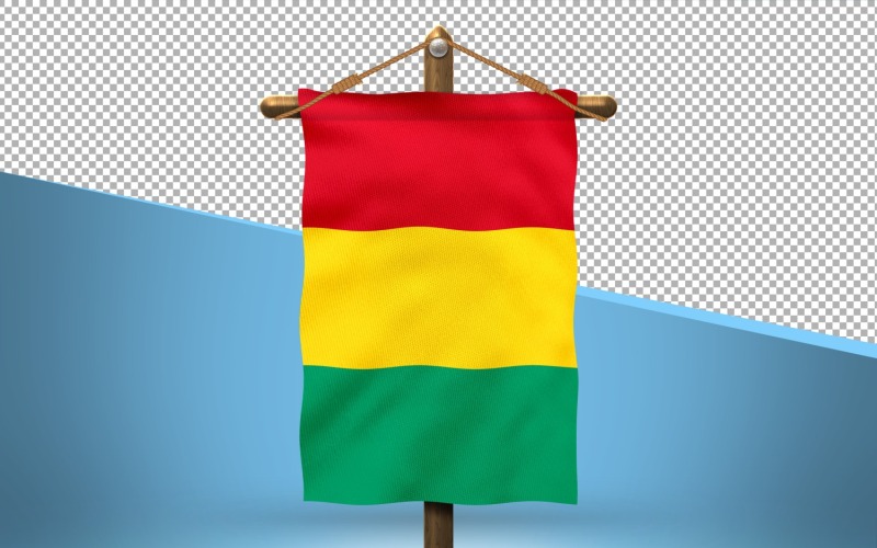 Priorità bassa di progettazione della bandiera di caduta della Guinea