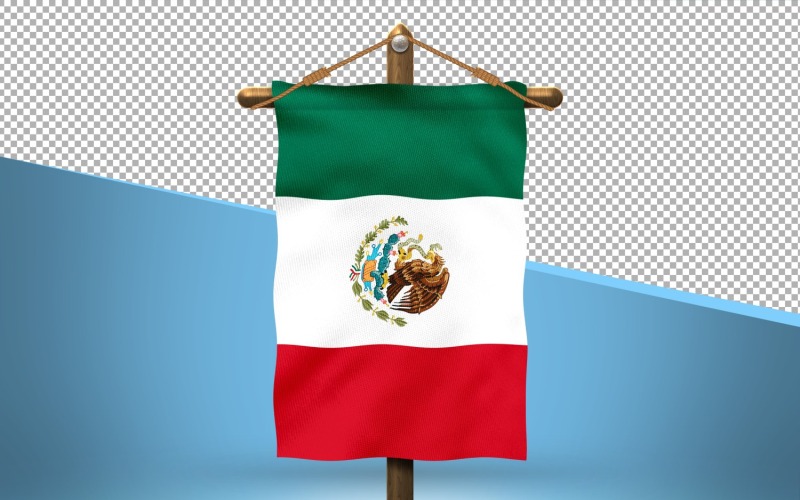 Mexiko Hang Flag Design-Hintergrund
