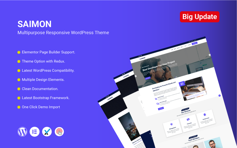 Saimon - Tema WordPress reattivo multiuso