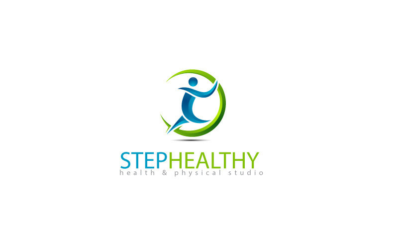Logo-Design-Vorlage für körperliche Gesundheit