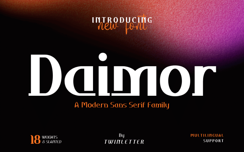 Daimor San Serif betűtípuscsalád