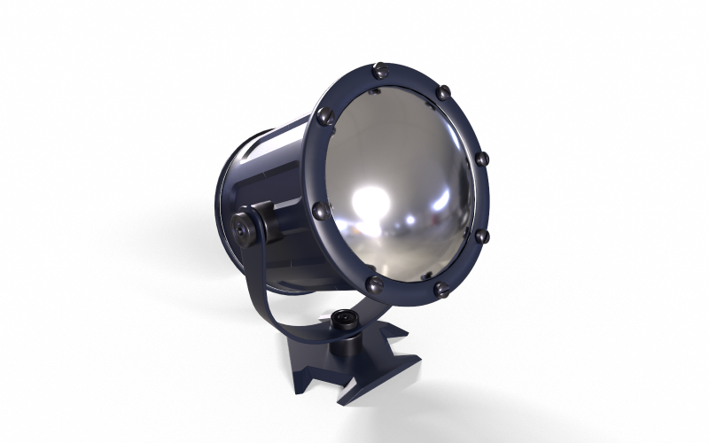 Spotlight 3D-LowPoly-Modell