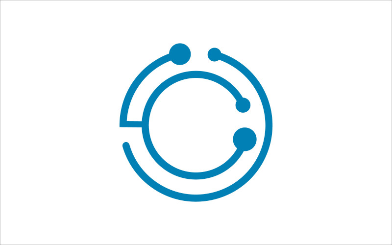 C-technologie vector sjabloon