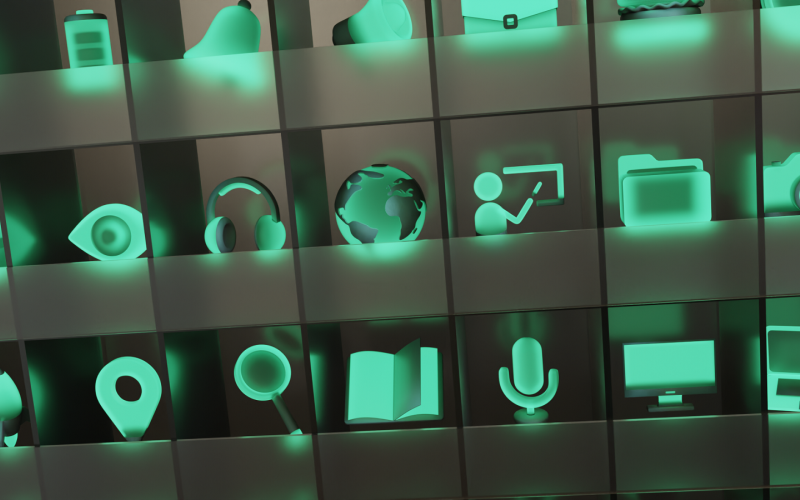 Glowicons - Iconos brillantes en 3D