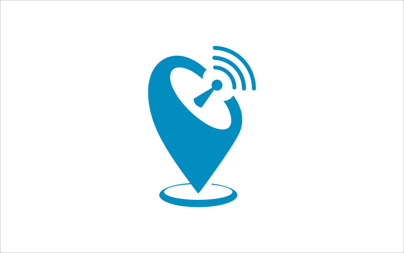 navigatiesignaal vector sjabloon