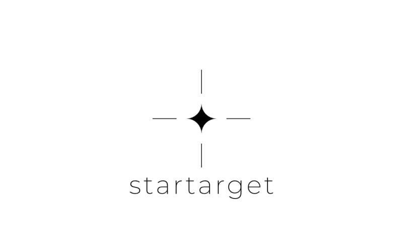 Logotipo de doble significado de Star Target