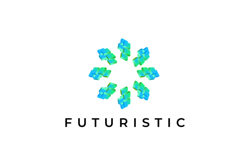 A Triangle Software Studio Gradient Logo - TemplateMonster