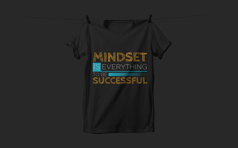 Typografi T-shirtdesign gjord för screentryck och digitalt (DTG) tryck