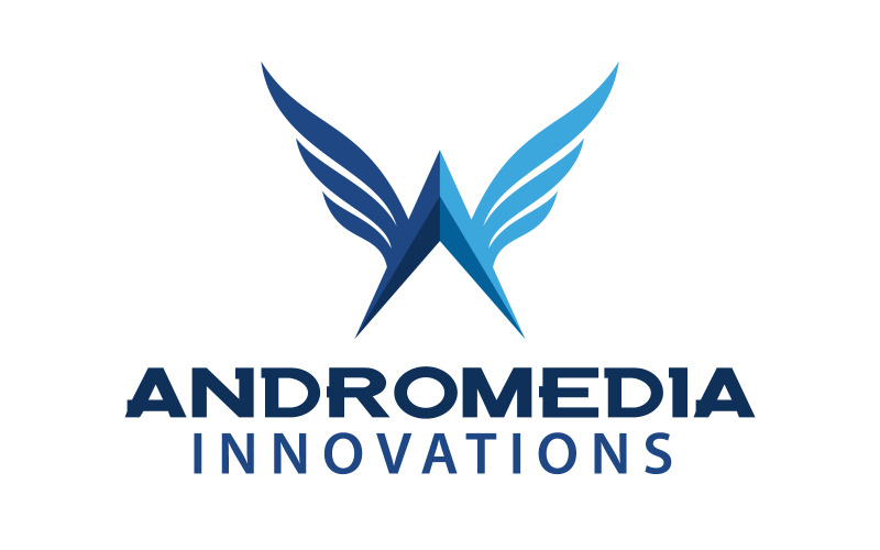 Шаблон логотипу Andromedia Innovations
