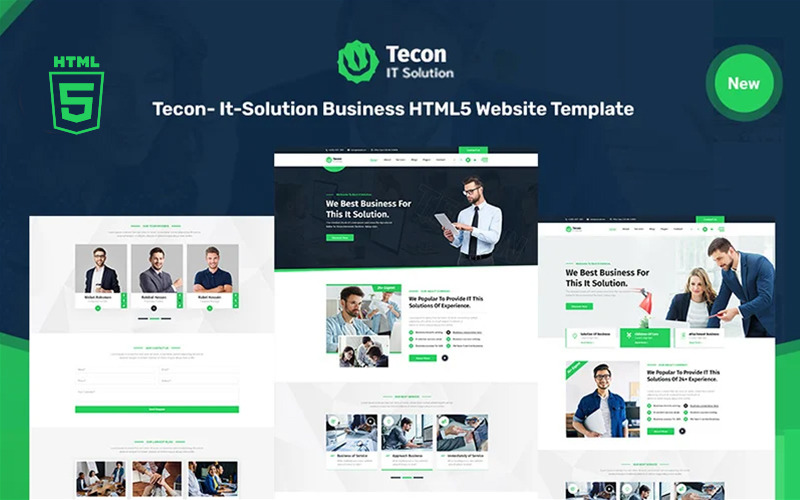 Tecon- It-Solution & Business Responsive Website Template