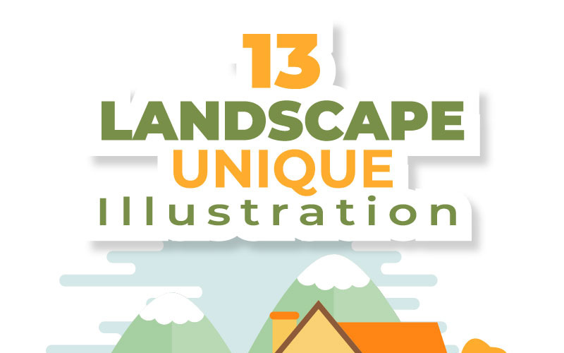 13 Natur und Landschaft Einzigartige Illustration