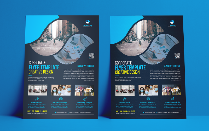 Unternehmen Projekt Business Flyer V.016