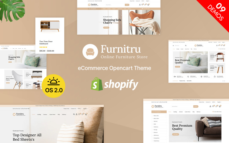 Furnitru - 家具店 Shopify 主题