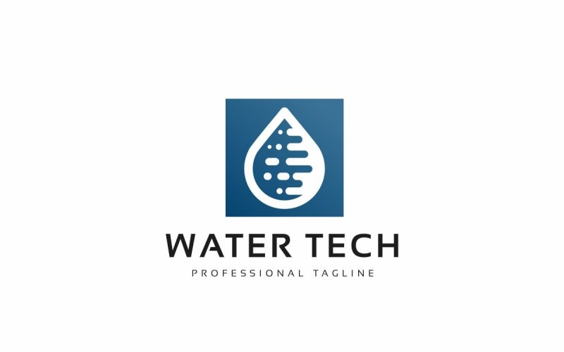 Water Technology Logo Template