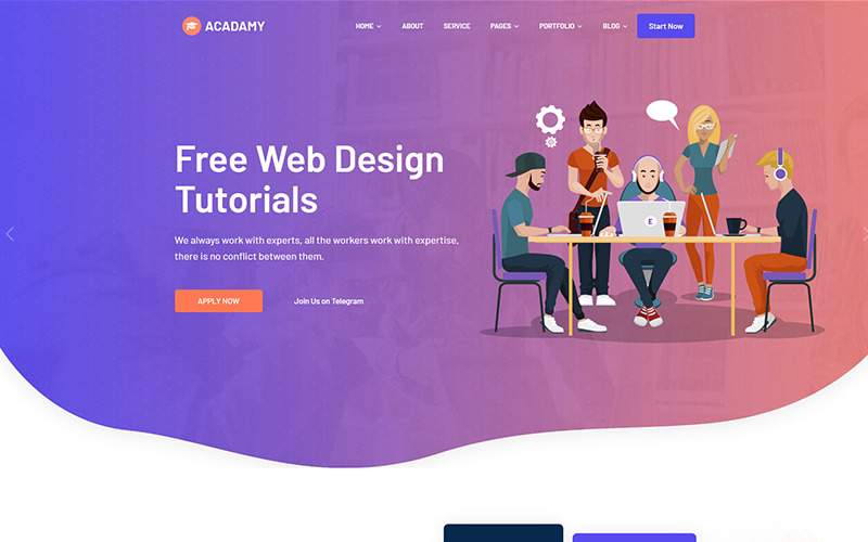 Acadamy - 教育响应式 WordPress 主题