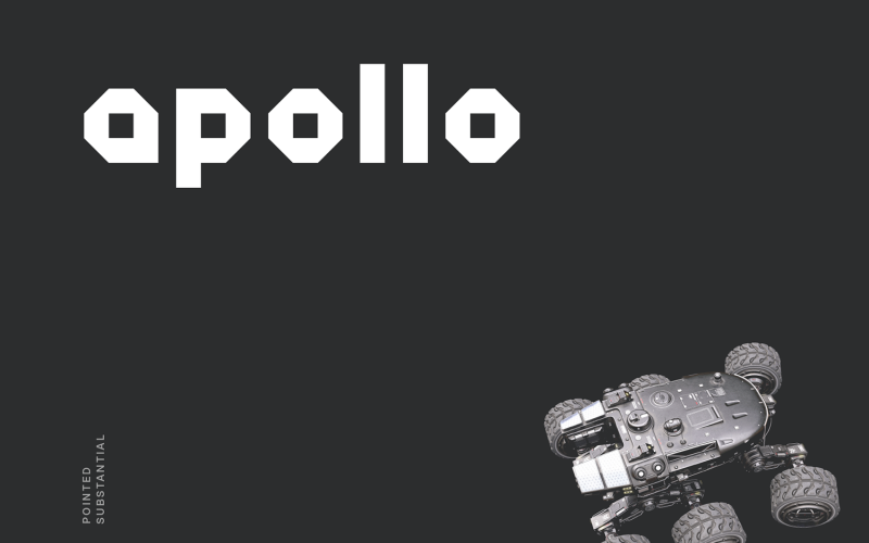 Apollo Futuristisch Tech-lettertype