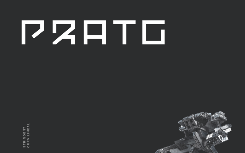 Fuente de tecnología futurista Pratg