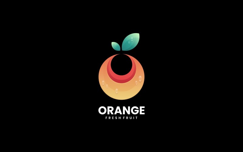 Orange Fresh Gradient Logotyp
