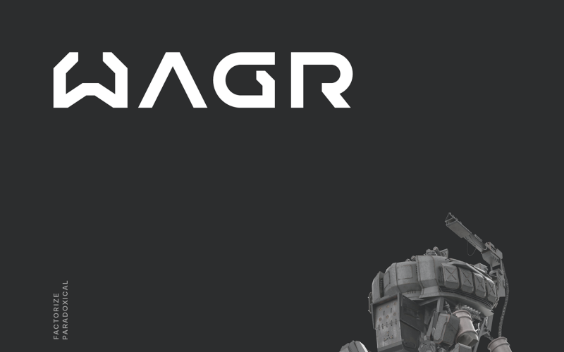Wagr Futuristic Tech betűtípus