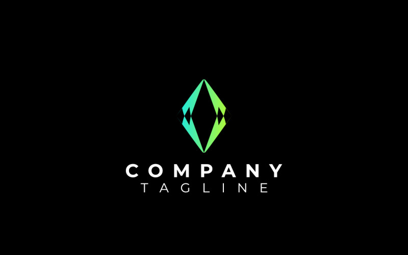 Абстрактный корпоративный логотип Dynamic Gems