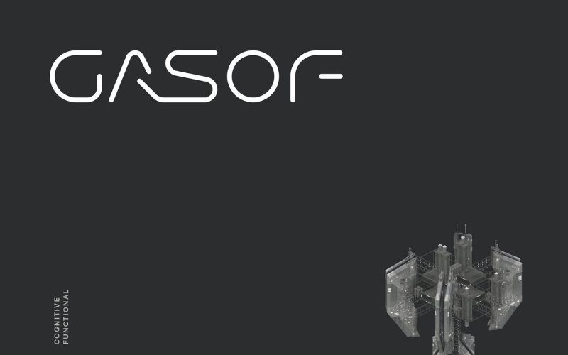 Font tecnologico futuristico Gasof