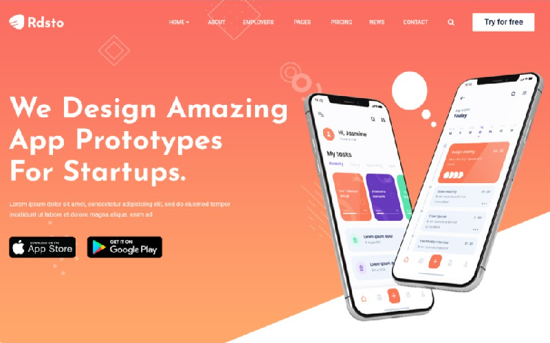 Rdsto - App-responsief WordPress-thema