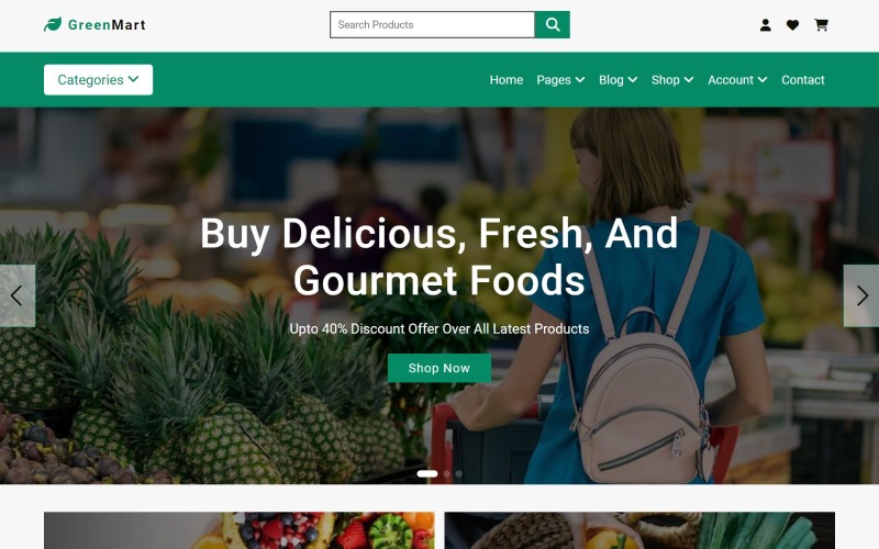 33+ Grocery Store HTML Website Templates - TemplateMonster