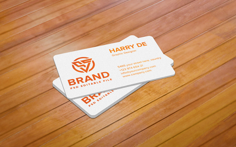 Tarjeta De Visita Mock Up Psd
