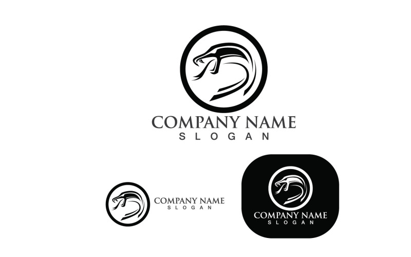 Viper-Schlange-Logo-Design Gefahrenschlange 15