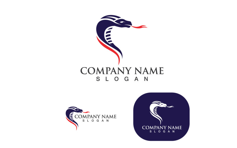 Viper Snake Logo Design Pericolo Snake V16