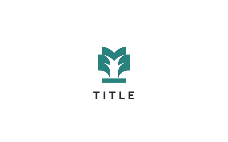 Modern geometrisch boomplantlogo