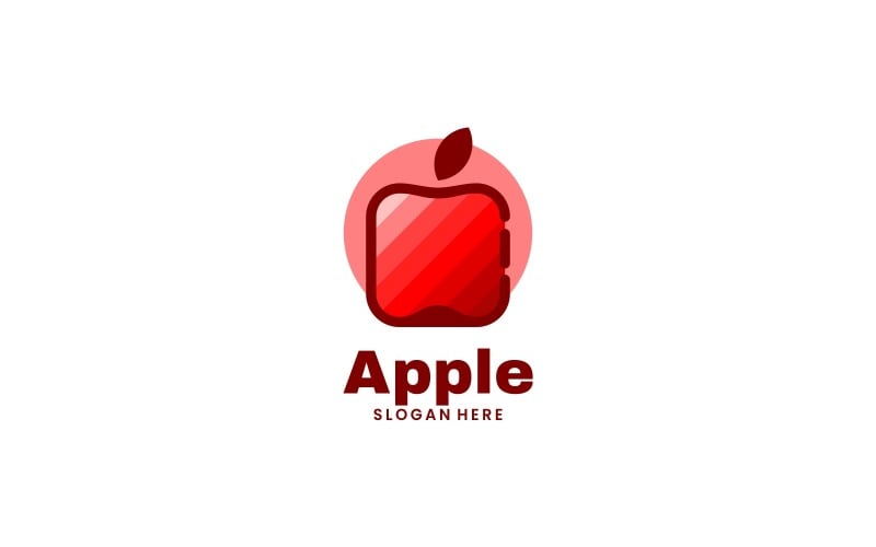Apple enkel logotypmall
