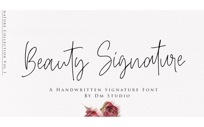 Beauty Signature Handwritten Font - Beauty Signature Handwritten Font