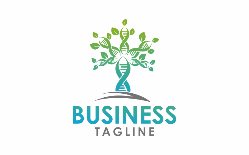 tree logo dna logo template