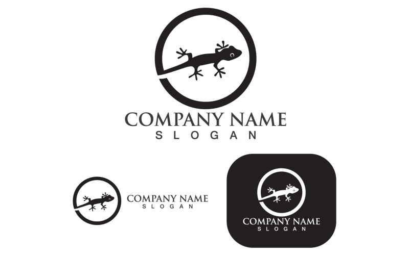 House Lizard Logo Vector Print Mall V23