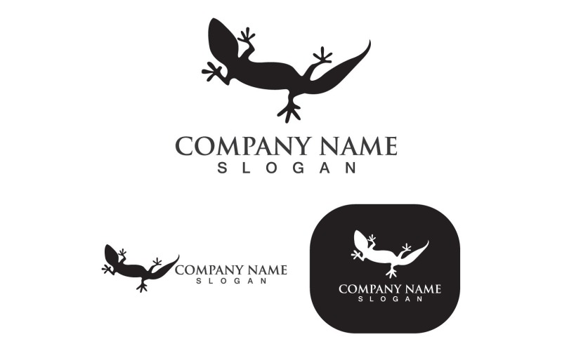 House Lizard Logo Vector Print Mall V8