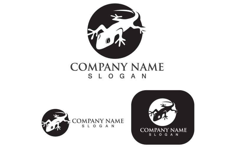 House Lizard Logo Vector Print Template V18