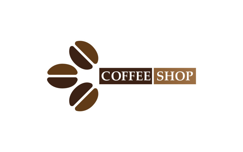 Logo e simbolo del chicco di caffè V15