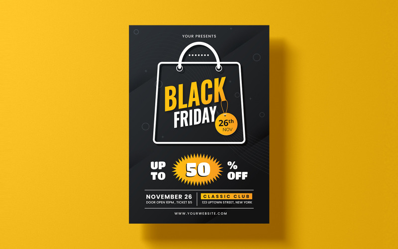 Flyer attractif du Black Friday