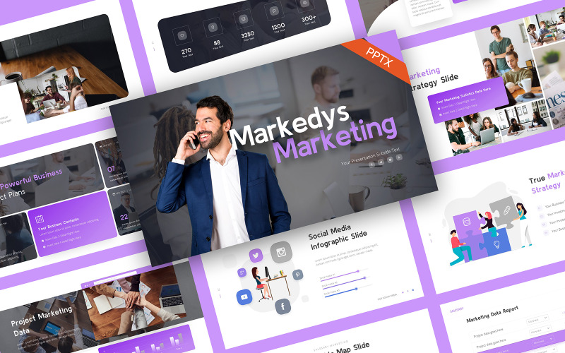 Markedys Business PowerPoint Template