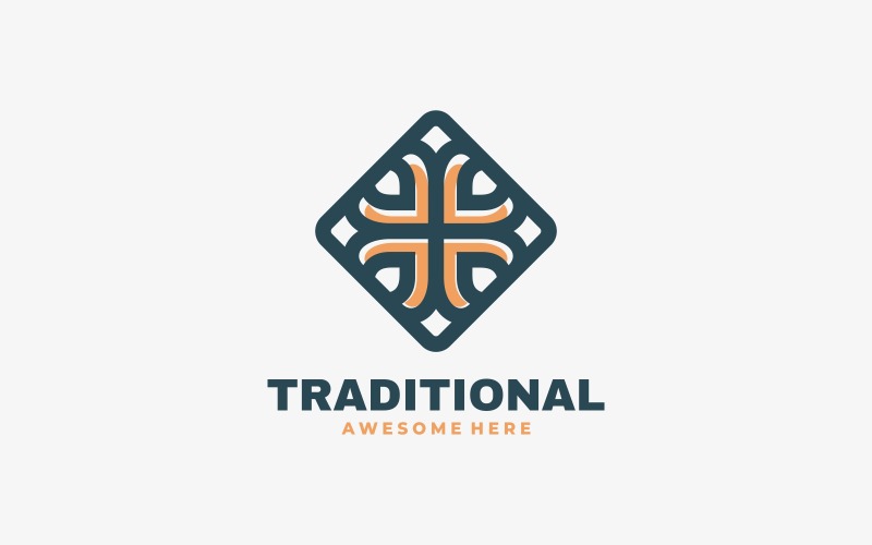 传统简约标志风格