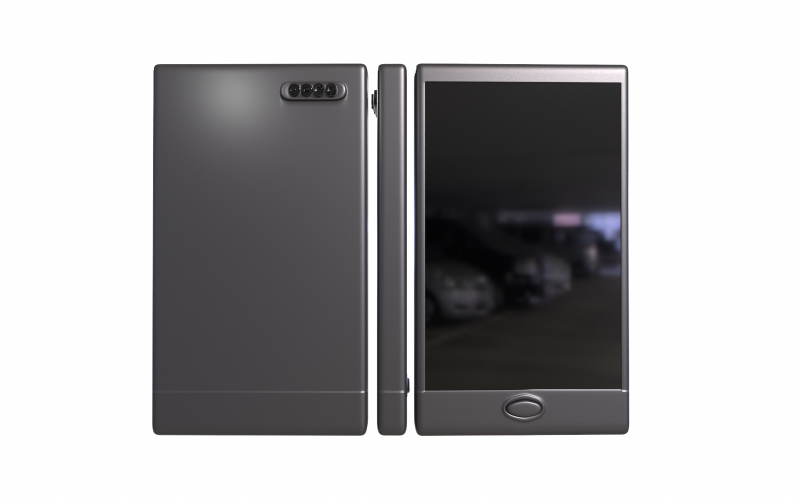 智能手机旧版3D模型