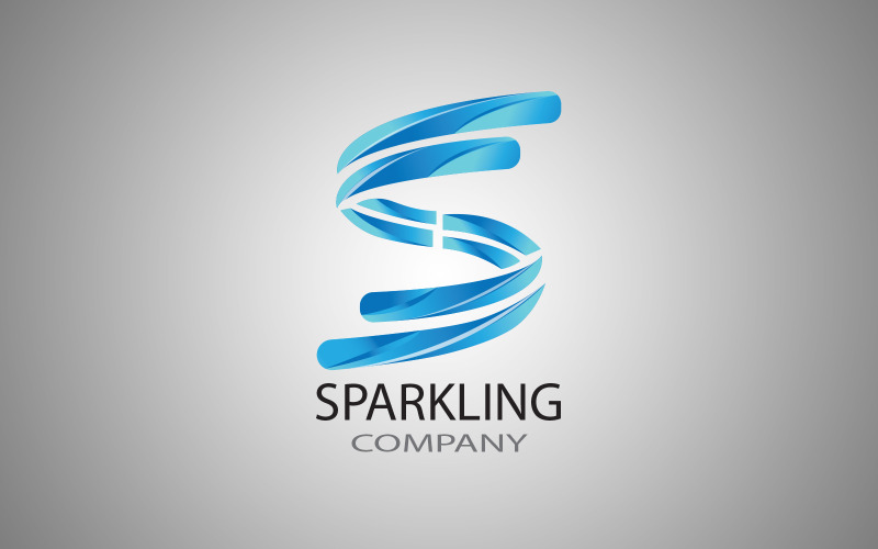 Logotipo Espumante S Letter Logo