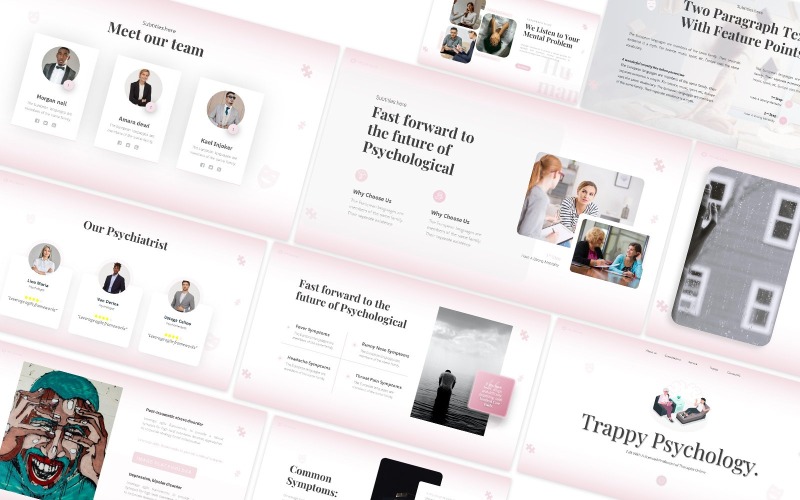 Trappy Psychology Google Slides-sjabloon